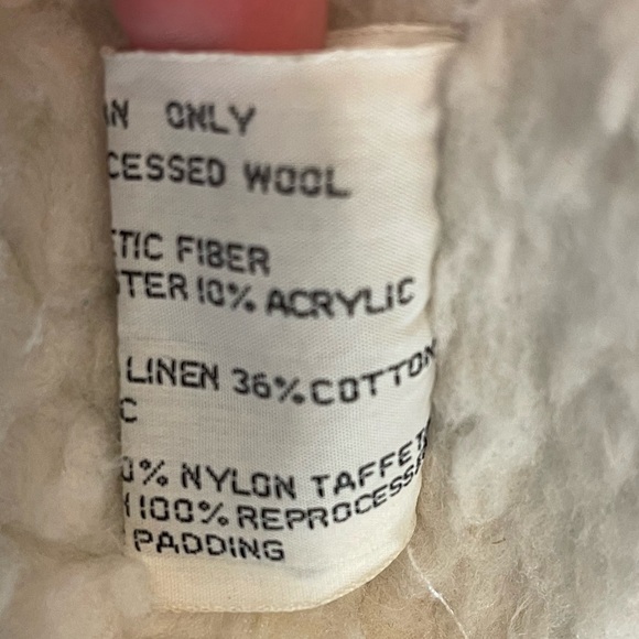 Vintage Wool Sherpa Jacket Size Large - Picture 11 of 11